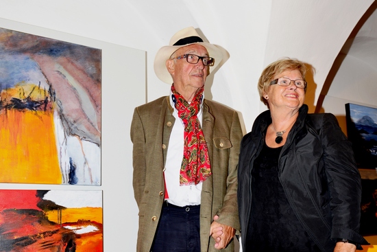 Vernissage in de Galerie Drau Knie Sachsenburg juli 2015